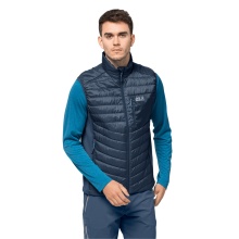 Jack Wolfskin Steppweste Routeburn (winddicht, wasserabweisend, leicht, PFC-frei) dunkelblau Herren